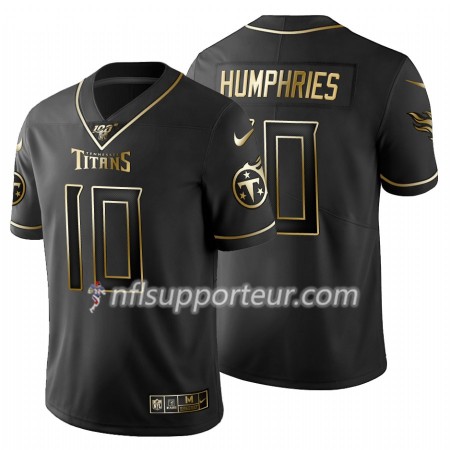 Maillot Homme Tennessee Titans Adam Humphries 10 Nike Noir Golden Edition 100th